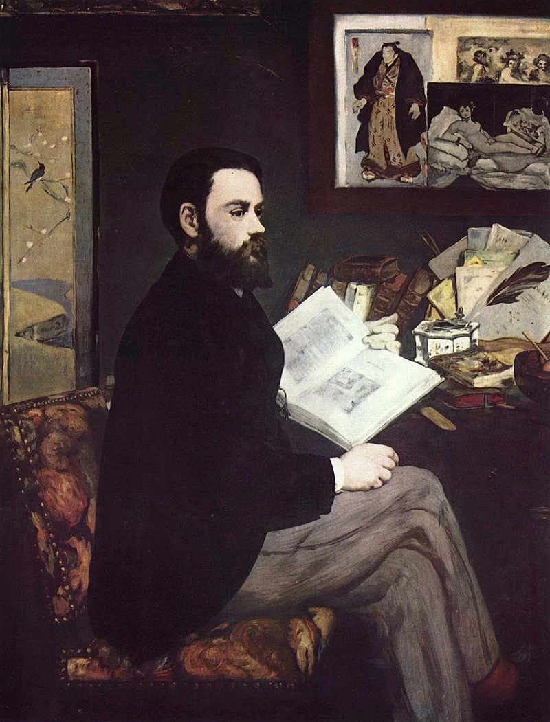  285-Édouard Manet, Ritratto di Émile Zola, 1868-Museo d'Orsay, Parigi 